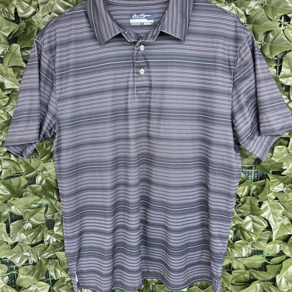 Ben Hogan Other - Ben Hogan Performance Grey Striped Polo Shirt